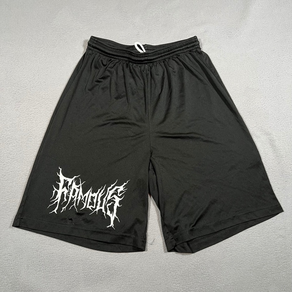 Famous Stars and Straps Basketball Shorts Men's Size S Black Y2K‎ FSAS Skater